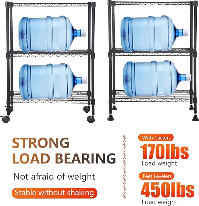 BestOffice | 3-Tier Wire Storage Shelves - Image 6