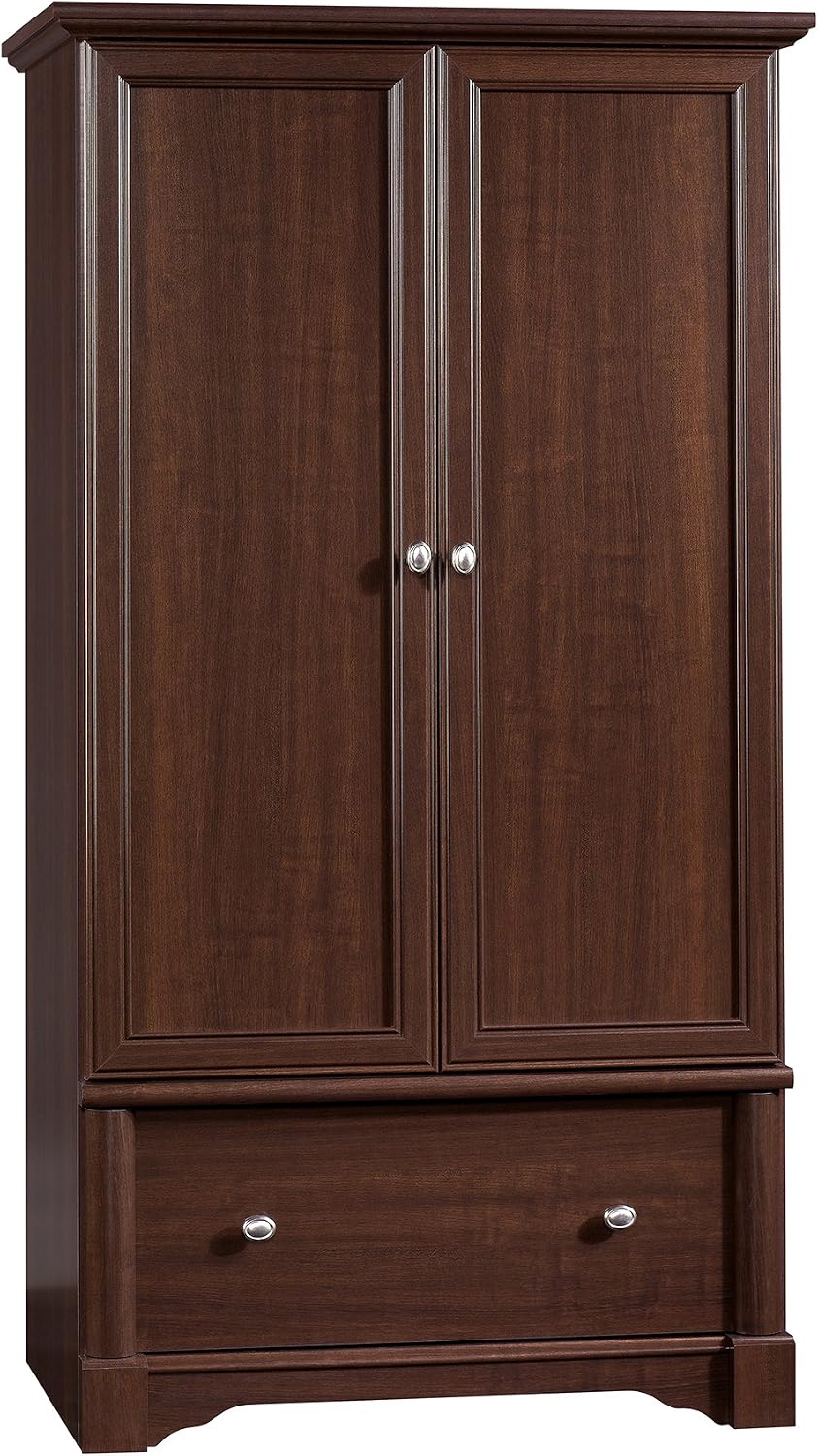 Sauder Palladia Armoire, Select Cherry finish