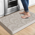 Mattitude 4/5 Inch Kitchen Mat, 17.3x28in Heavy Duty Ergonomic Comfort Foam Standing Desk Mat, Waterproof Non-Slip Standing Mats and Rugs for Kitchen, Office, Khaki