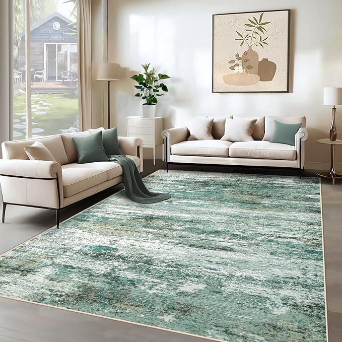 XLUEZ 6x9 Area Rugs for Living Room, Washable Modern Abstract Large Area Rug by XLUEZ