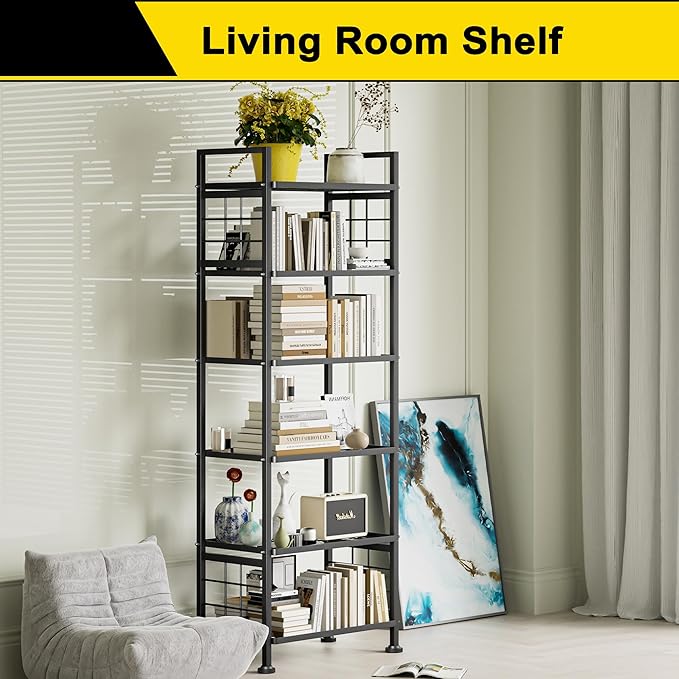 GIOTORENT 6-Wire Garage Shelving Storage Shelves, Metal Shelving Unit Pantry - Image 4