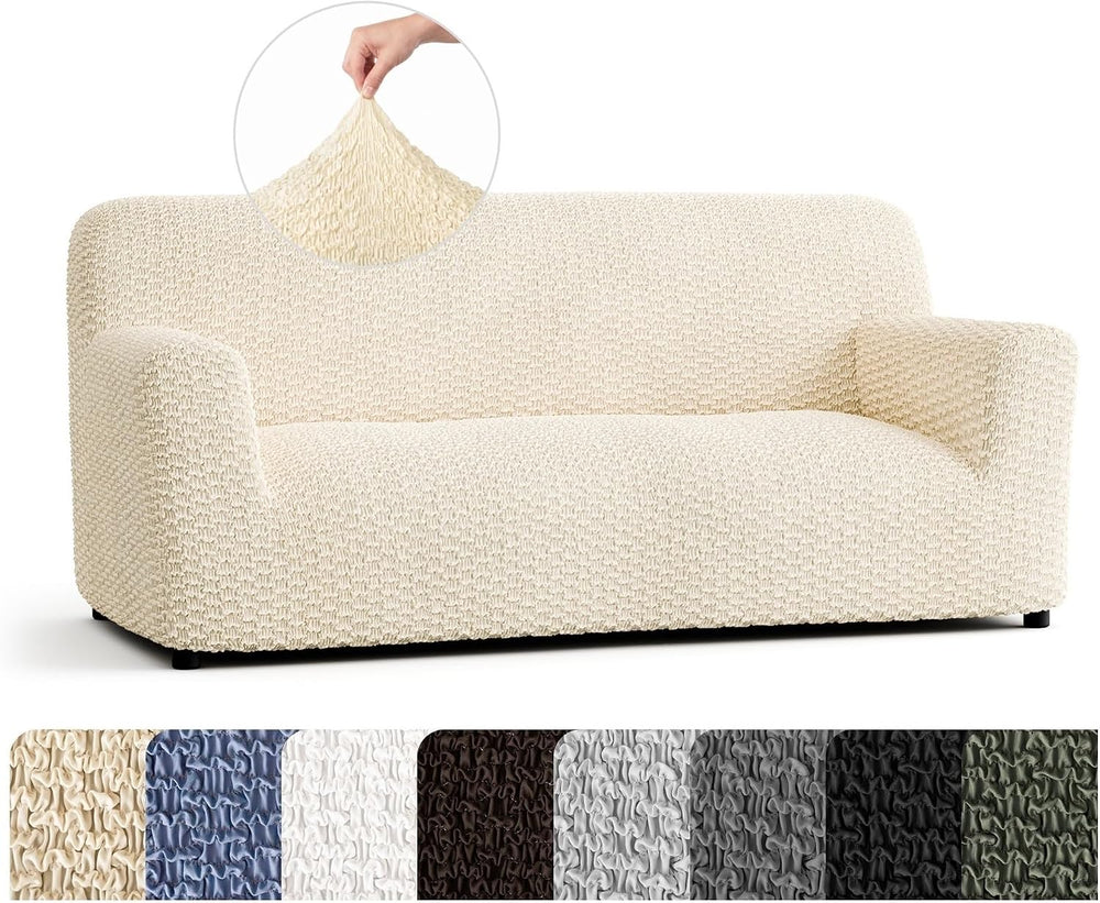 PAULATO Stretch Sofa Slipcovers – Soft Elastic Fabric Couch Cover for Armchai...