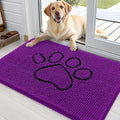 OLANLY Dog Door Mat for Muddy Paws 36x24, Paw Print Design, Absorbs Moisture by OLANLY