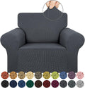 KEKUOU Stretch Single Sofa Slipcover 1 Piece Couch Sofa Cover Furniture by KEKUOU