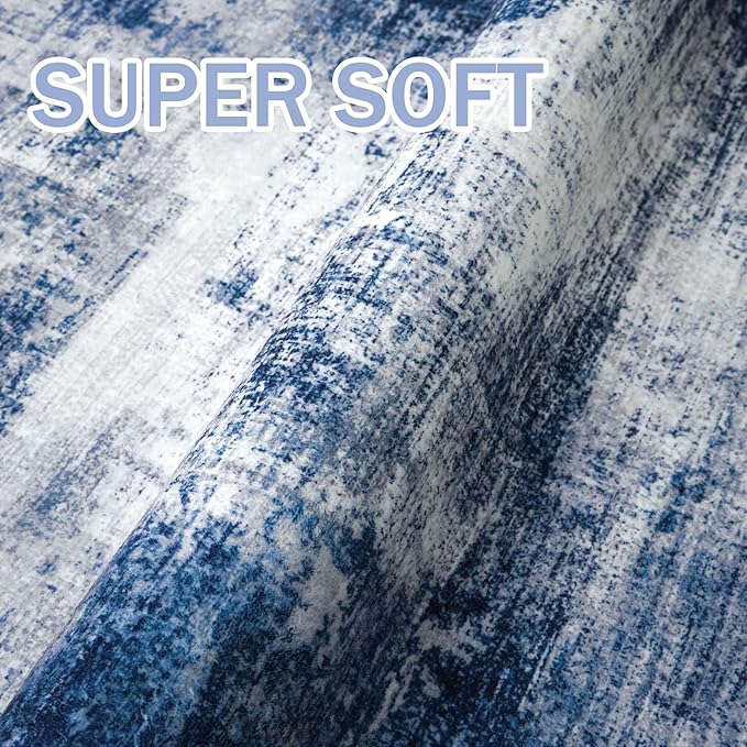 IOHOUZE Abstract Runner Rug 3x16 Ft Washable Runners - Image 6