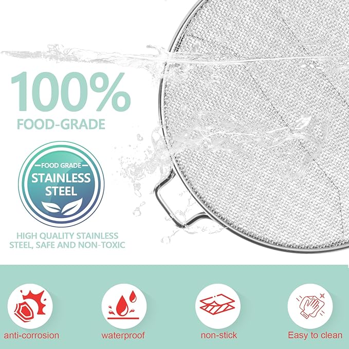 2 Packs Splatter Shield for Ninja IG651 IG600 IG601 Foodi Air Fryer Accessories - Image 4
