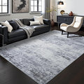 Toneed Abstract Area Rug Modern Washable Rug Soft Non Slip Rug Low Pile by Toneed