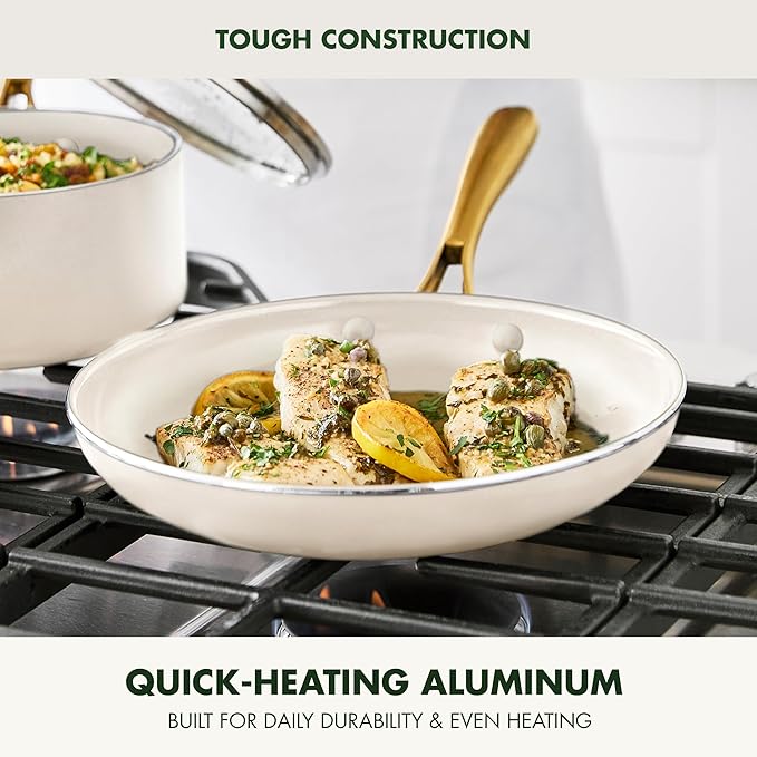 GreenPan Swift 10" Ceramic Nonstick Frying Pan Skillet, PFAS & PFOA-Free - Image 3