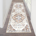 HEBE Hallway Runner Rug 2'x6' Washable Vintage Distressed Area Rugs Non Slip by HEBE