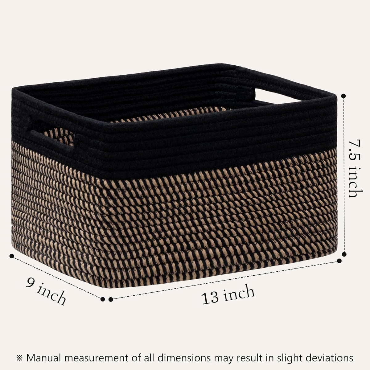 storage baskets for organizing, woven baskets for shelves shown in use