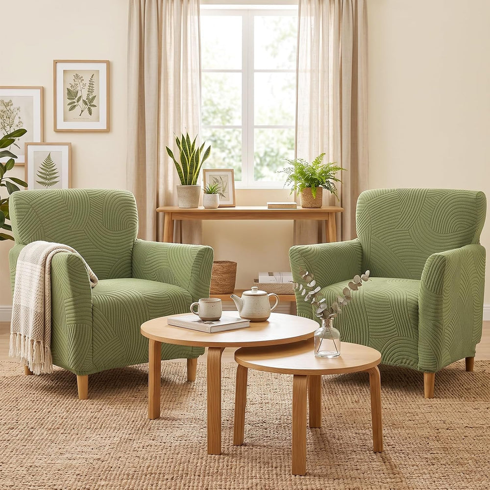 Stretch Chair Covers Armchair Slipcovers for Living Room,OliveGreen