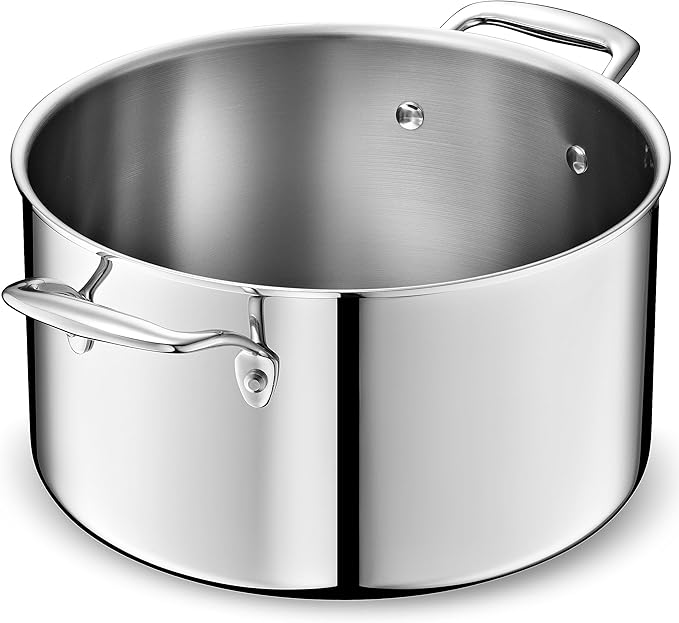 LEGEND COOKWARE 5-Ply Stainless Steel 8-Quart Stock Pot - Image 7