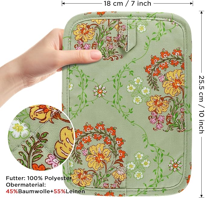 BONTHEE Pot Holders for Kitchen Heat Resistant Hot Pads for Countertops Oven - Image 5