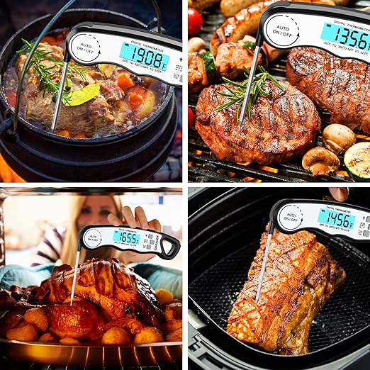 GDEALER Meat Thermometer Digital Instant Read Food Thermometer Waterproof - Image 4