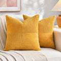 Fancy Homi 2 Packs Sunflower Yellow Spring Decorative Throw Pillow Covers 20x20 by Fancy+Homi