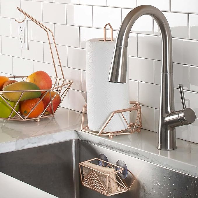 Kitchen Details Geode Paper Towel Holder | Countertop | Free Standing | Holds 1 - Image 5