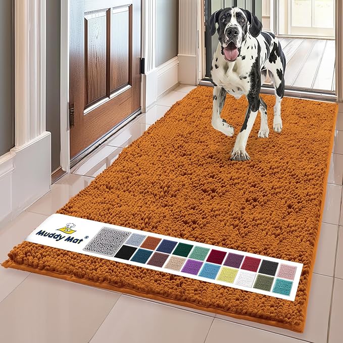 Muddy Mat® | Super Absorbent Door Mat Indoor, Microfiber Quick Dry Chenille by MuddyMat%C2%AE