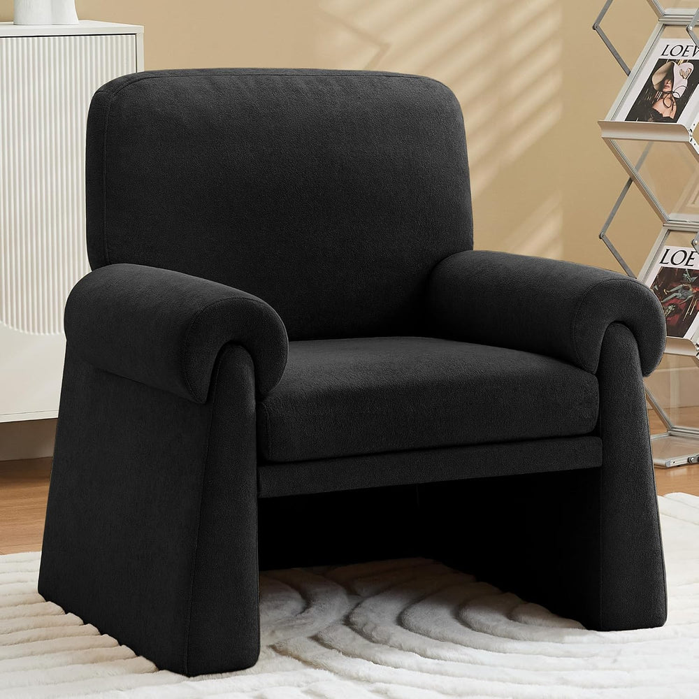 Oversized Accent Chair, Comfy Living Room Chairs, Single Sofa Chair with Thic...