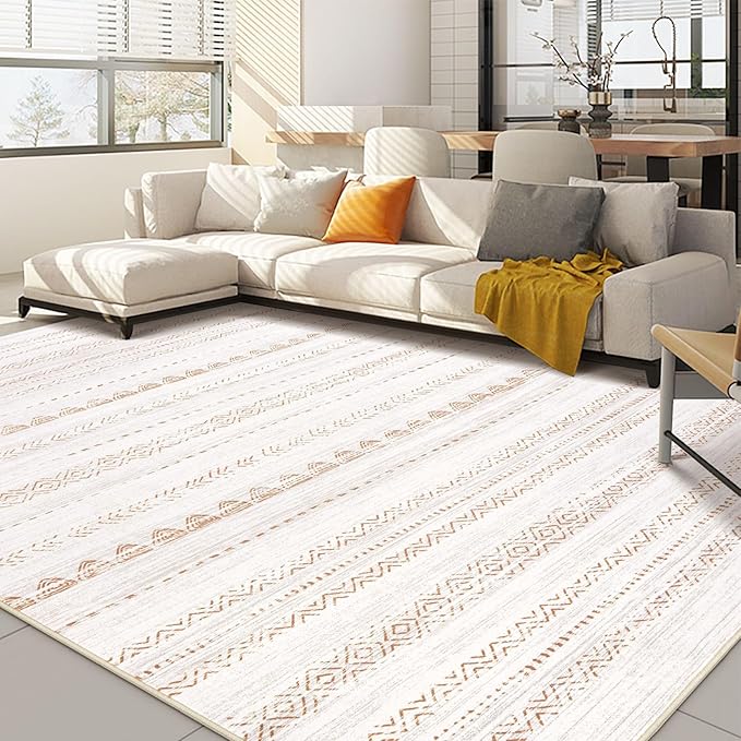 Nakagishi Area Rug Living Room Rugs: 9x13 Large Soft Machine Washable Boho by NakagishiAreaRug