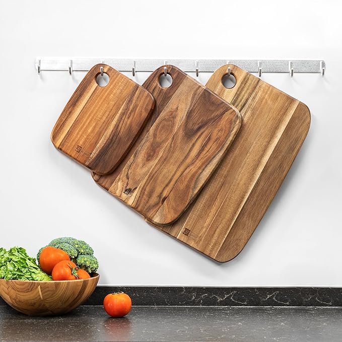 Acacia Wood Cutting Boards Set of 3 - Image 7