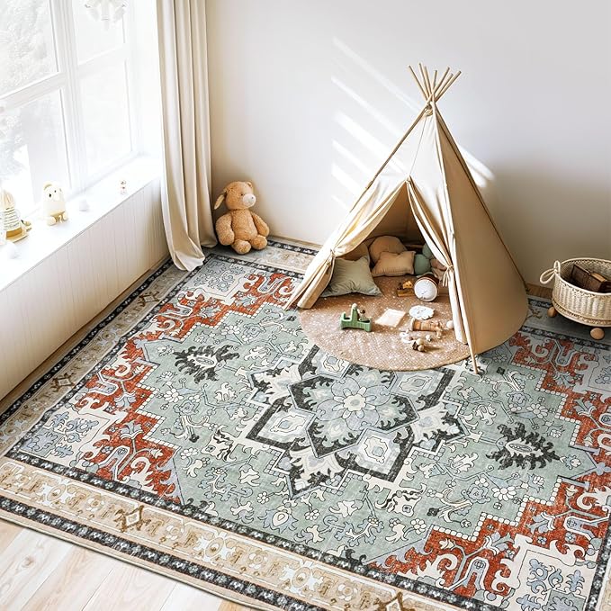 Lofus 9x12 Area Rugs for Living Room, Machine Washable Area Rug, Soft Large - Image 9