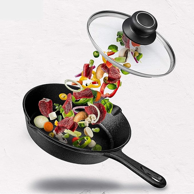 8 Inch Glass Lid for Frying Pan Lid, Fry Pan Lid, Skillet Lid, Pan Lid - Image 6