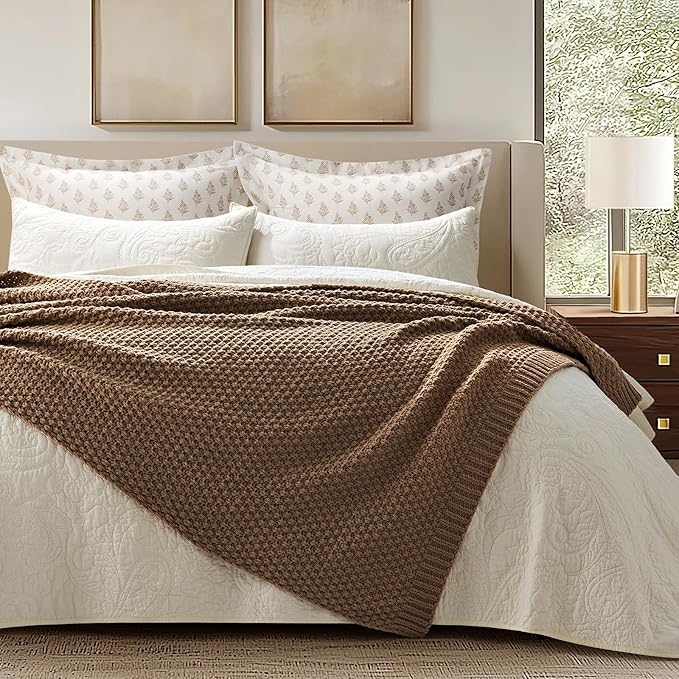 EVERGRACEHOME Chunky Chenille Knit Throw Blanket - Image 4
