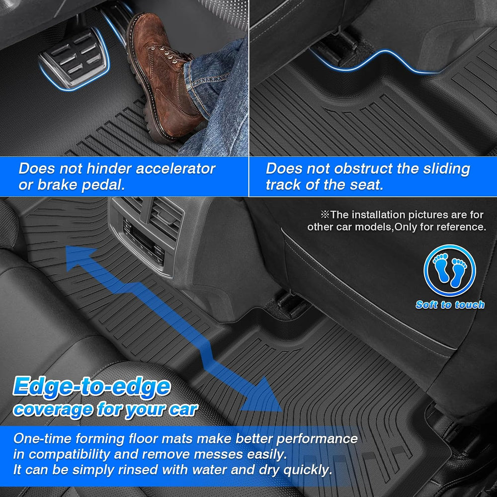 Floor Mats for Jeep Grand Cherokee L (6-Seater Without 2nd Row Center Console...