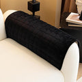 Velvet Couch Cover, Plush Sectional Sofa Cover Washable, Anti Slip Sofa by MDSASFD