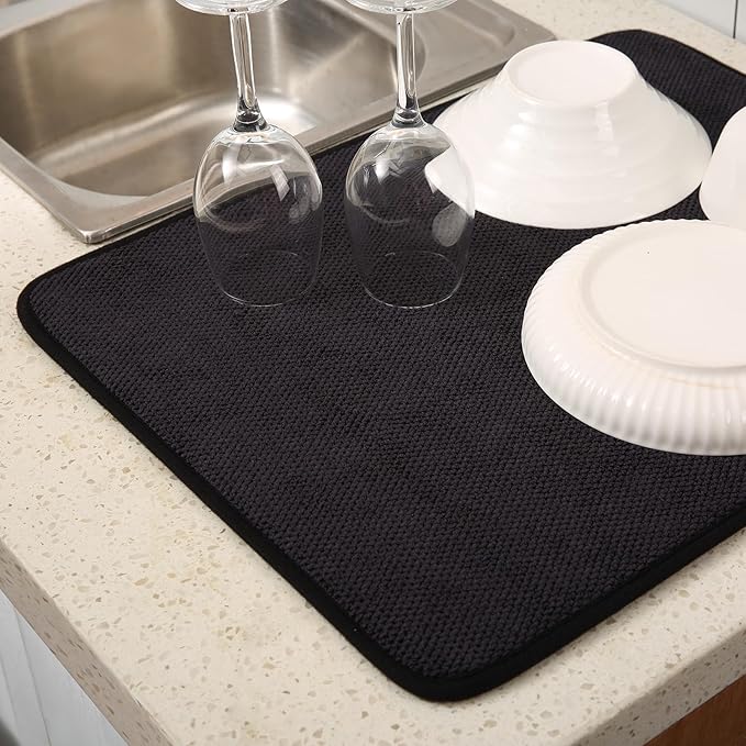 2 Pack Microfiber Dish Drying Mat - Image 9