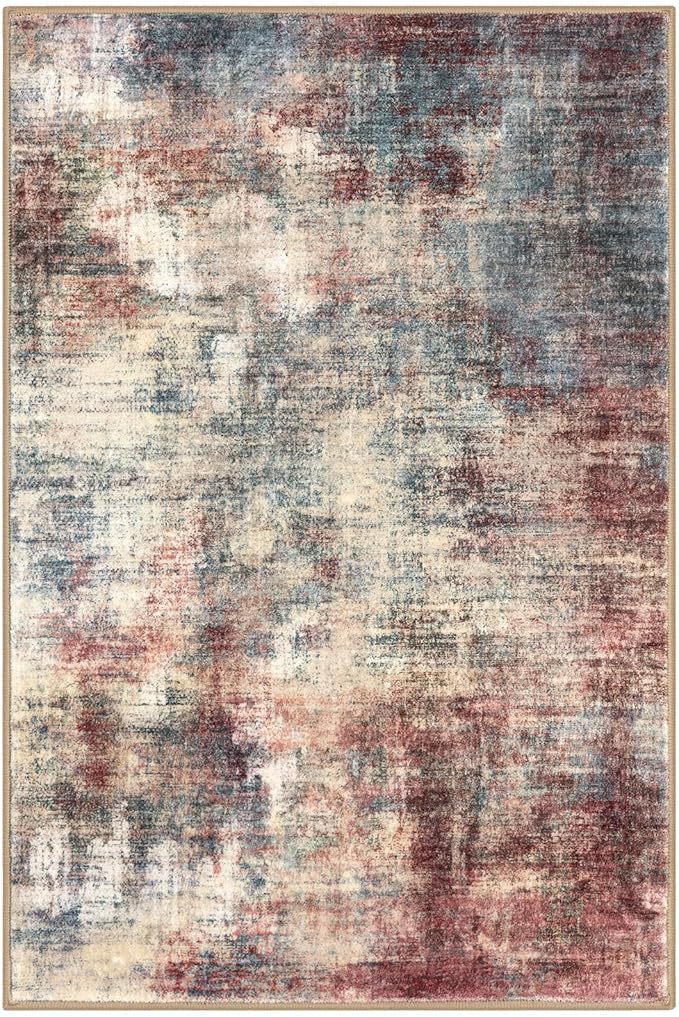 IOHOUZE Abstract Area Rugs 6x9 Ft Washable Rugs - Image 9