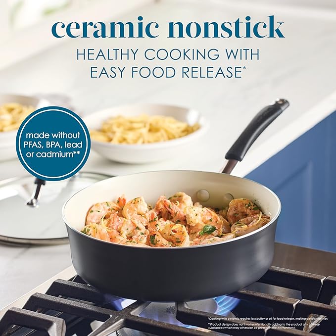 Rachael Ray Cucina Ceramic Nonstick Saute Pan
