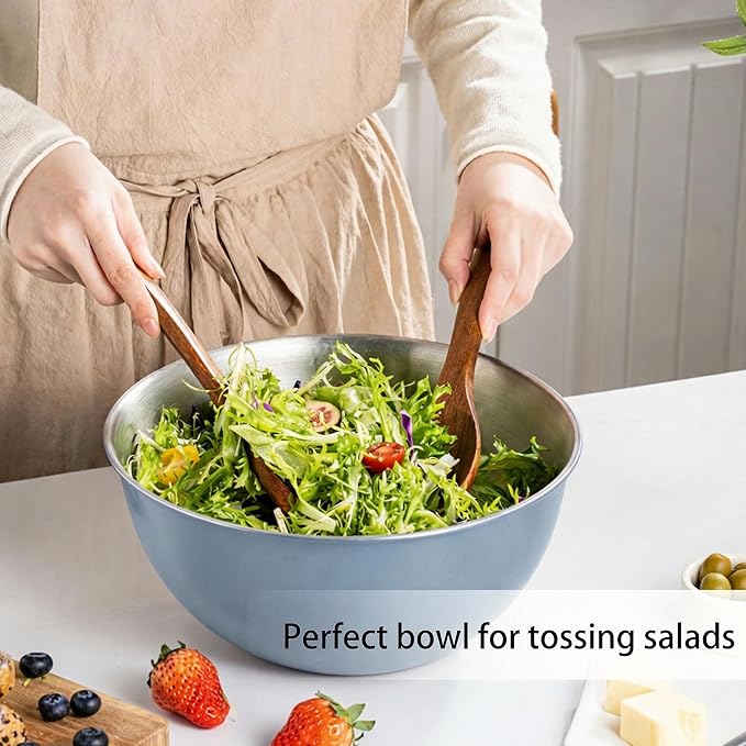 304 Stainless Steel Kitchen Colander Set, 3.5QT Colander - Image 6