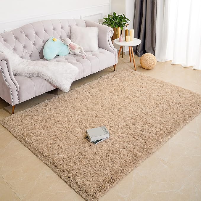 Chicrug Soft Area Rugs for Bedroom Living Room Plush Fluffy Rug 9x12 Feet - Image 9
