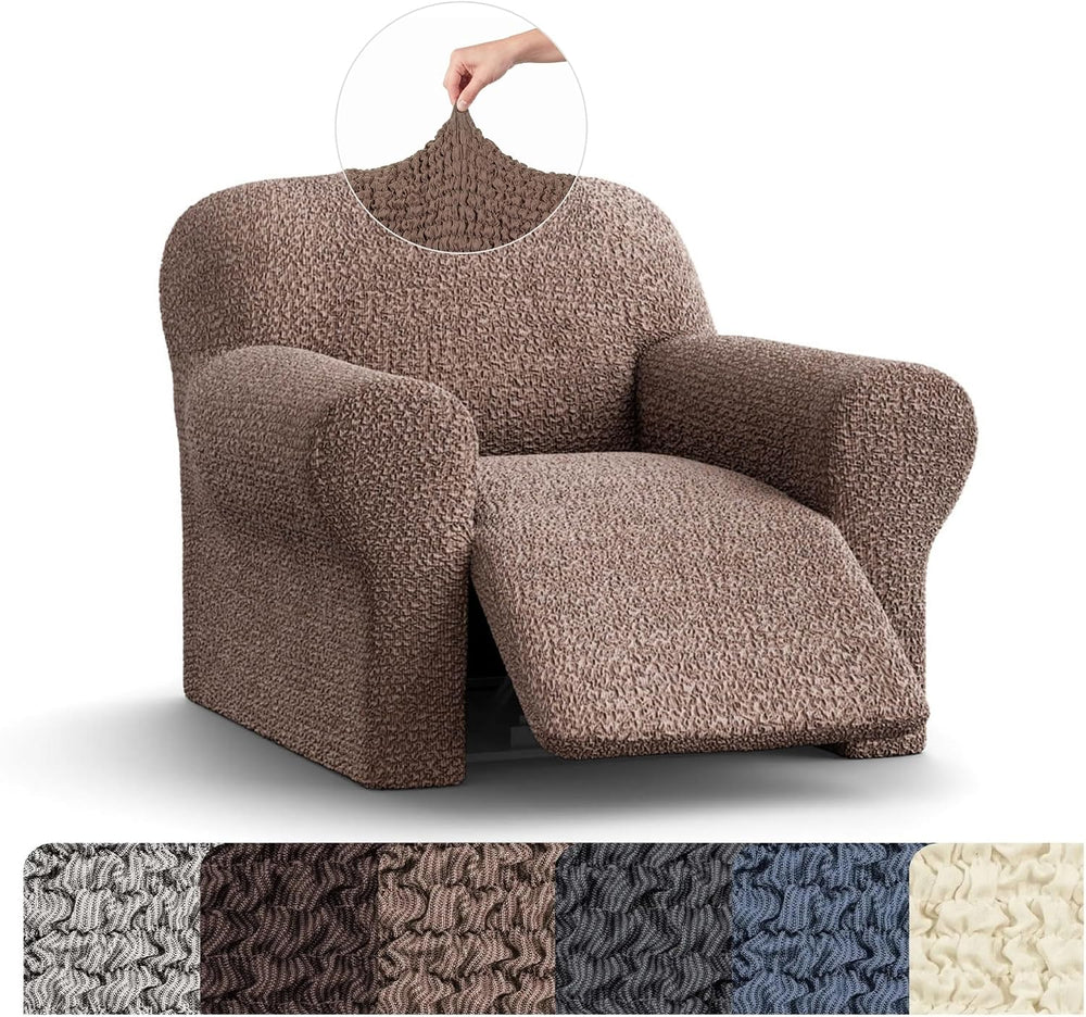 PAULATO BY GA.I.CO. Recliner Cover – Soft Form-Fit Slipcover – Stretch 1-Piec...