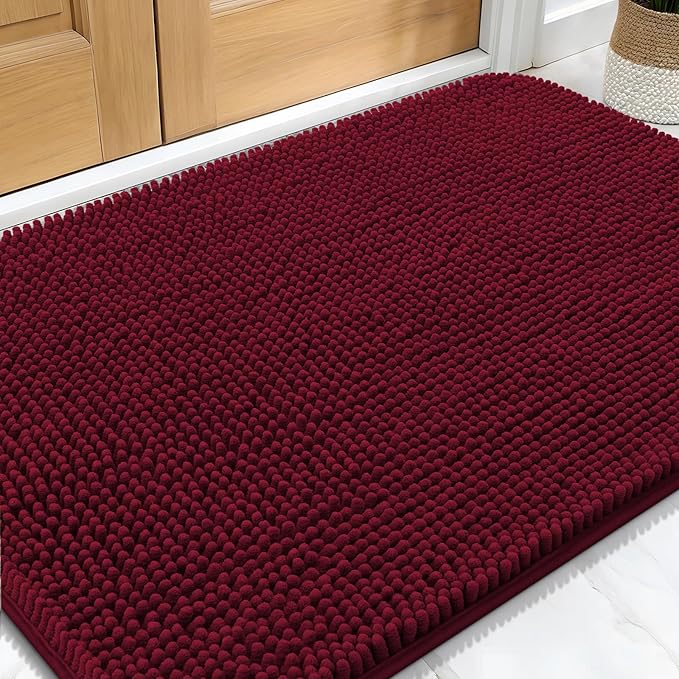 OLANLY Dog Door Mat for Muddy Paws 34x21, Absorbs Moisture and Dirt, Absorbent by OLANLY