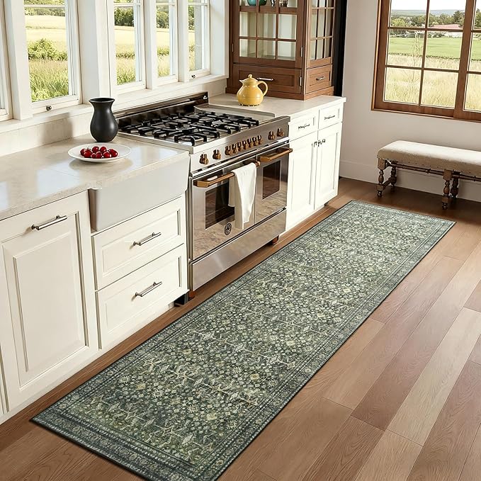 Lofus 2X 6 Area Rug, Low Pile Soft Carpet Runner - Image 3