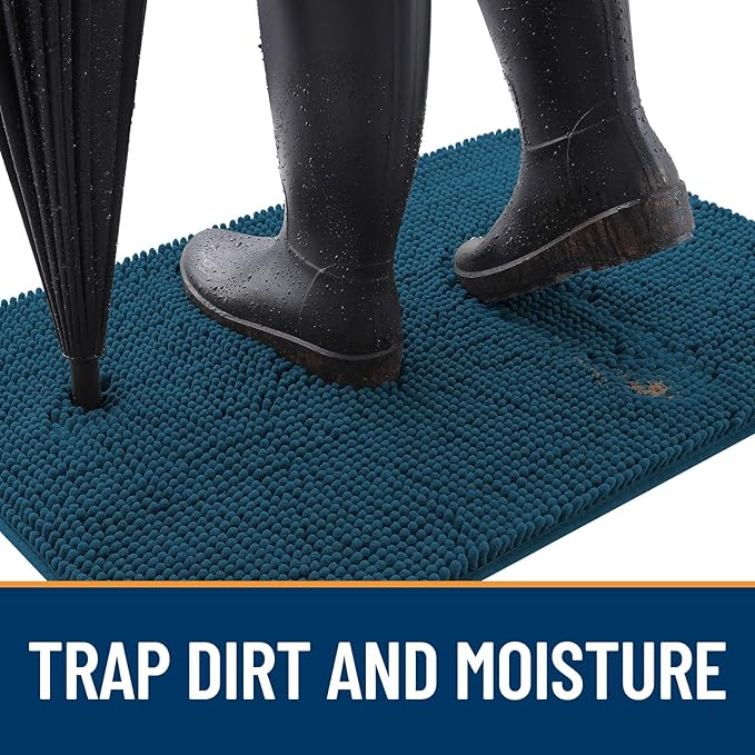 OLANLY Dog Door Mat for Muddy Paws 30x17, Absorbs Moisture and Dirt, Absorbent - Image 2