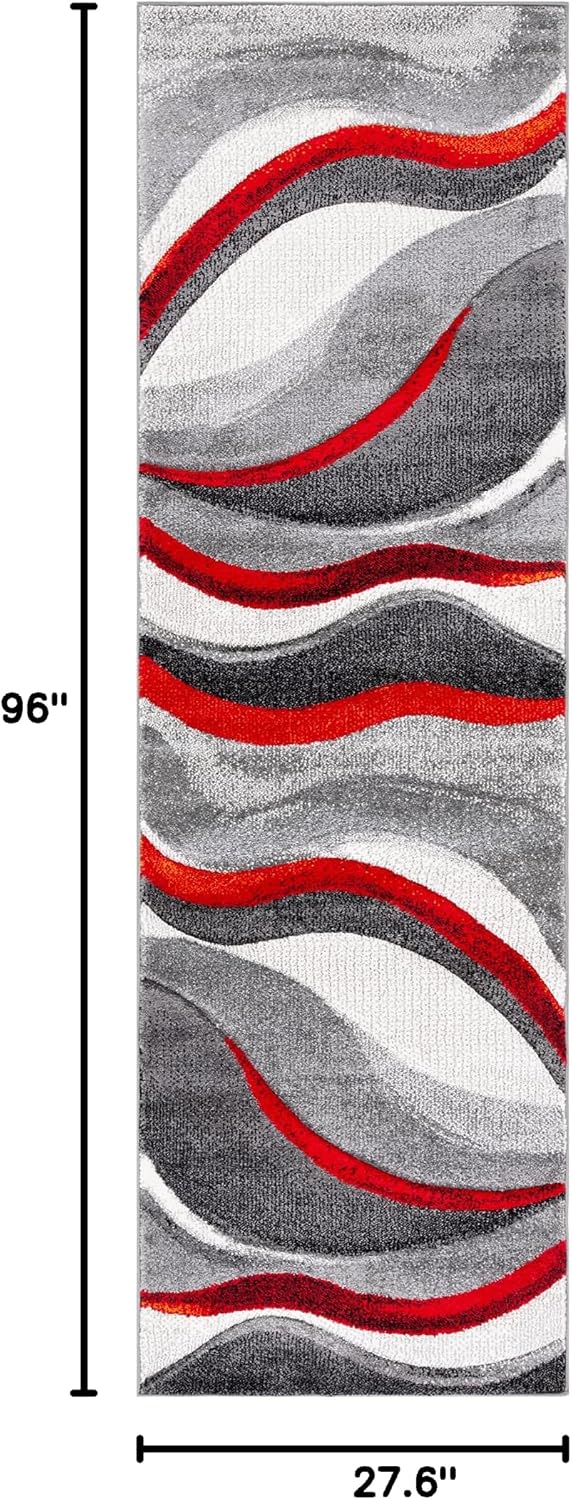 SAFAVIEH Hollywood Collection Runner Rug - 2'3" x 8', Grey &...