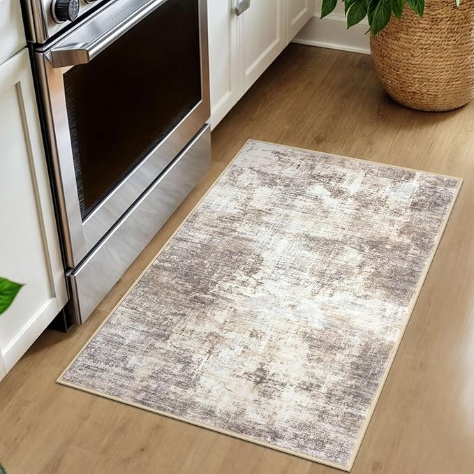 IOHOUZE Small Abstract Area Rug 2x3 Ft Entryway Rugs Washable Door Mat Indoor - Image 8