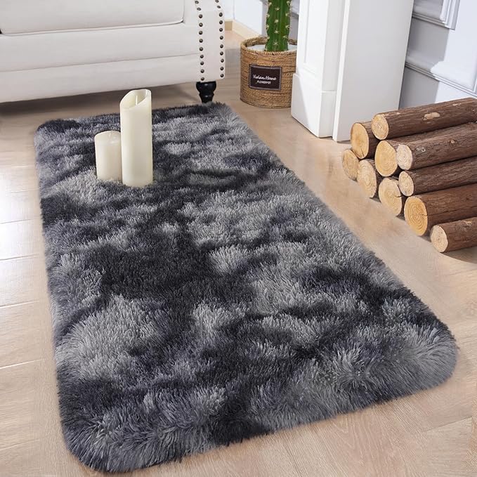 Chicrug Soft Runner Rugs for Bedroom Living Room Plush Fluffy Rug 2x4 Feet by ChicrugHomeDecor