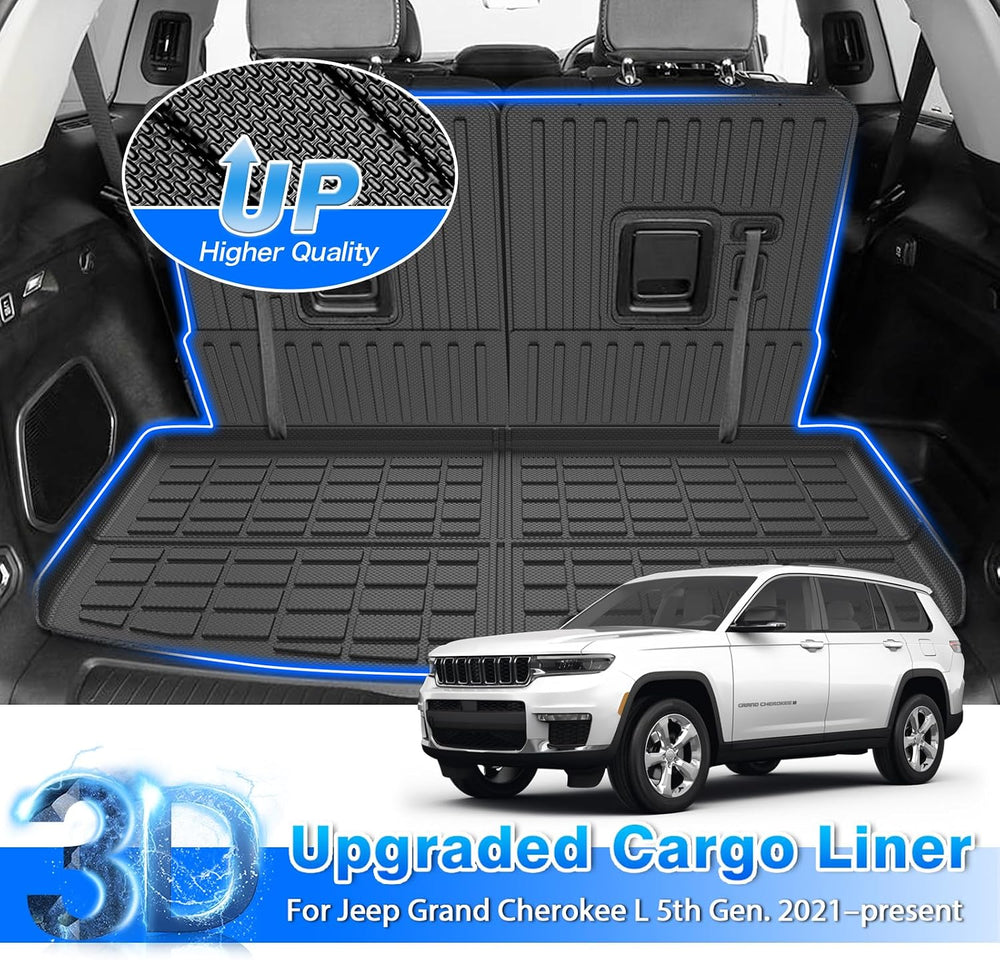 Floor Mats for Jeep Grand Cherokee L (6-Seater Without 2nd Row Center Console...