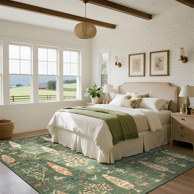 Washable Rugs 8x10 Area Rugs for Living Room, Dining Room- Large Ultra Soft - Image 7