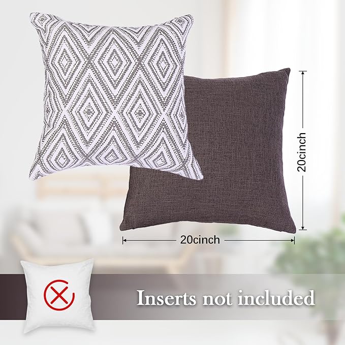 HPUK Decorative Throw Pillow Covers Set of 4 Couch Pillows Accent Cushion Cover - Image 3