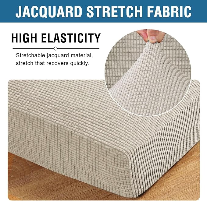 H.VERSAILTEX Super Stretch Individual Seat, Sofa Covers Couch, cushion covers - Image 4