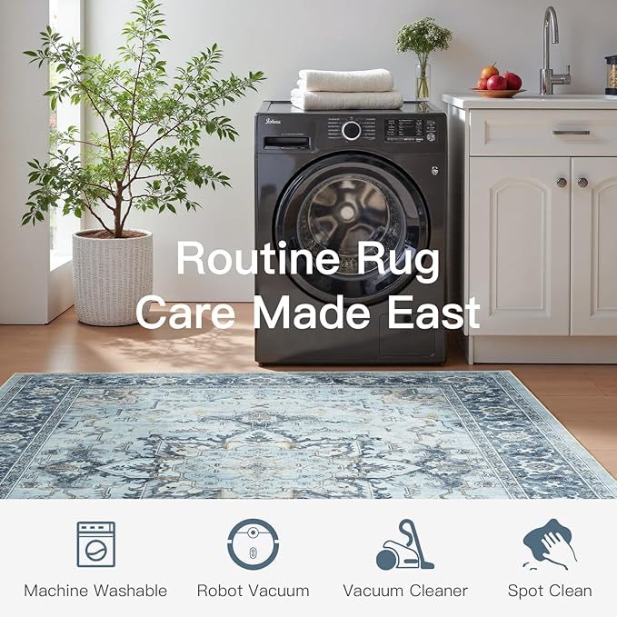 Lofus 3x5 Area Rugs for Entryway, Machine Washable Small Living Room Area Rug - Image 6