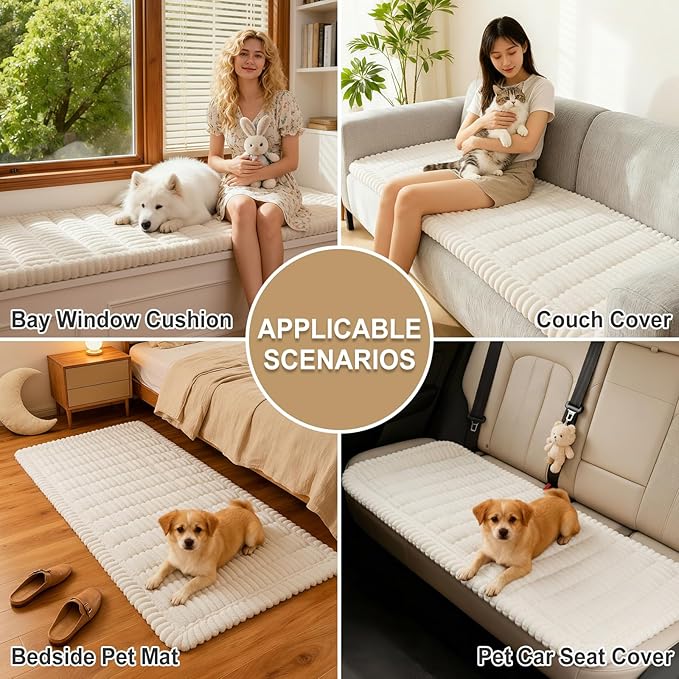 hyha Couch Covers for Dogs Washable, Non Slip Plush Dog Sofa Protectors - Image 4
