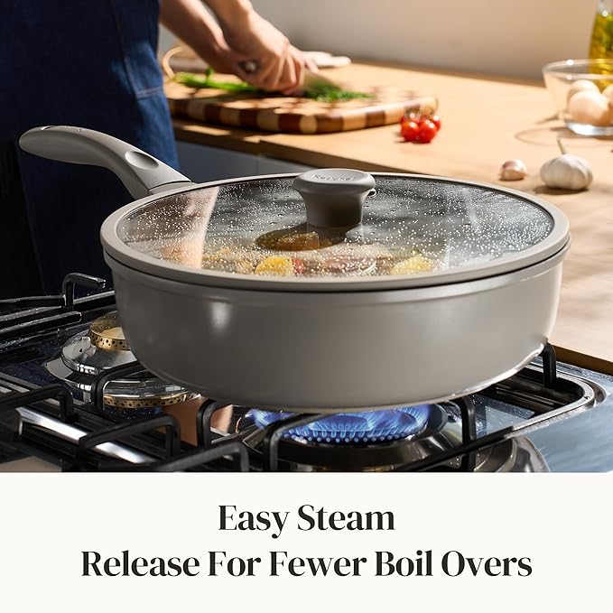Redchef Deep Ceramic Frying Pan - Image 3
