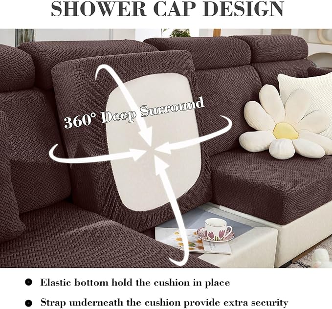 Sofa Covers Couch Covers for Sofa Pet Friendly Couch Cushion Covers Universal - Image 4