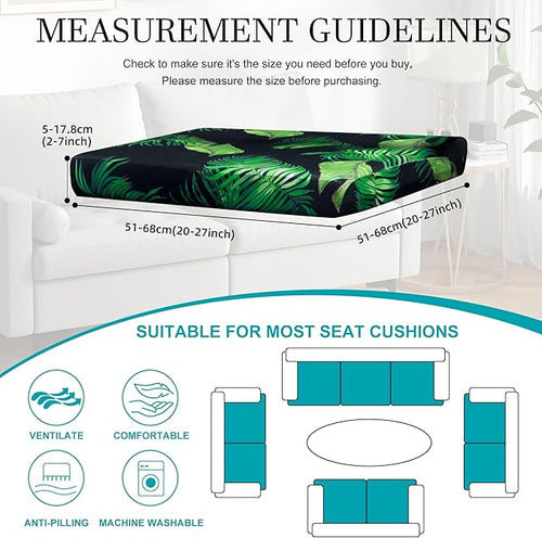 12Pcs Stretch Patio Cushion Covers, Outdoor Couch Covers Replacement, Outdoor - Image 2